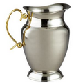 Gold Feather Water Pitcher (7")